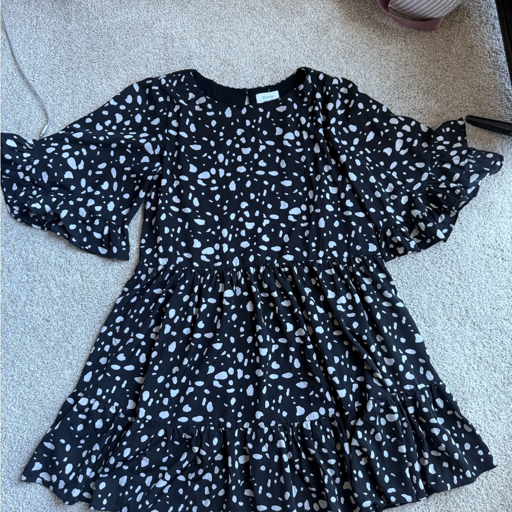 Black and White Dress